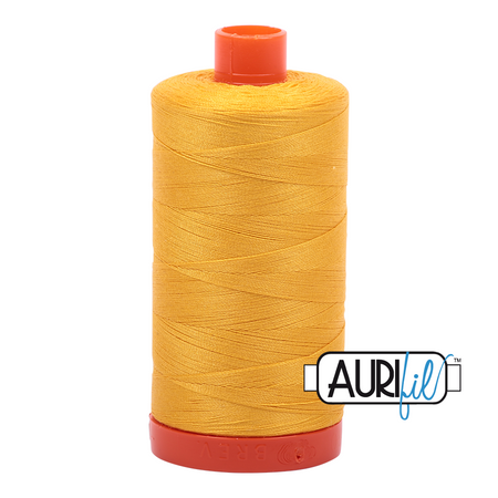 2135 Yellow  - Aurifil 50wt Thread 1422yd