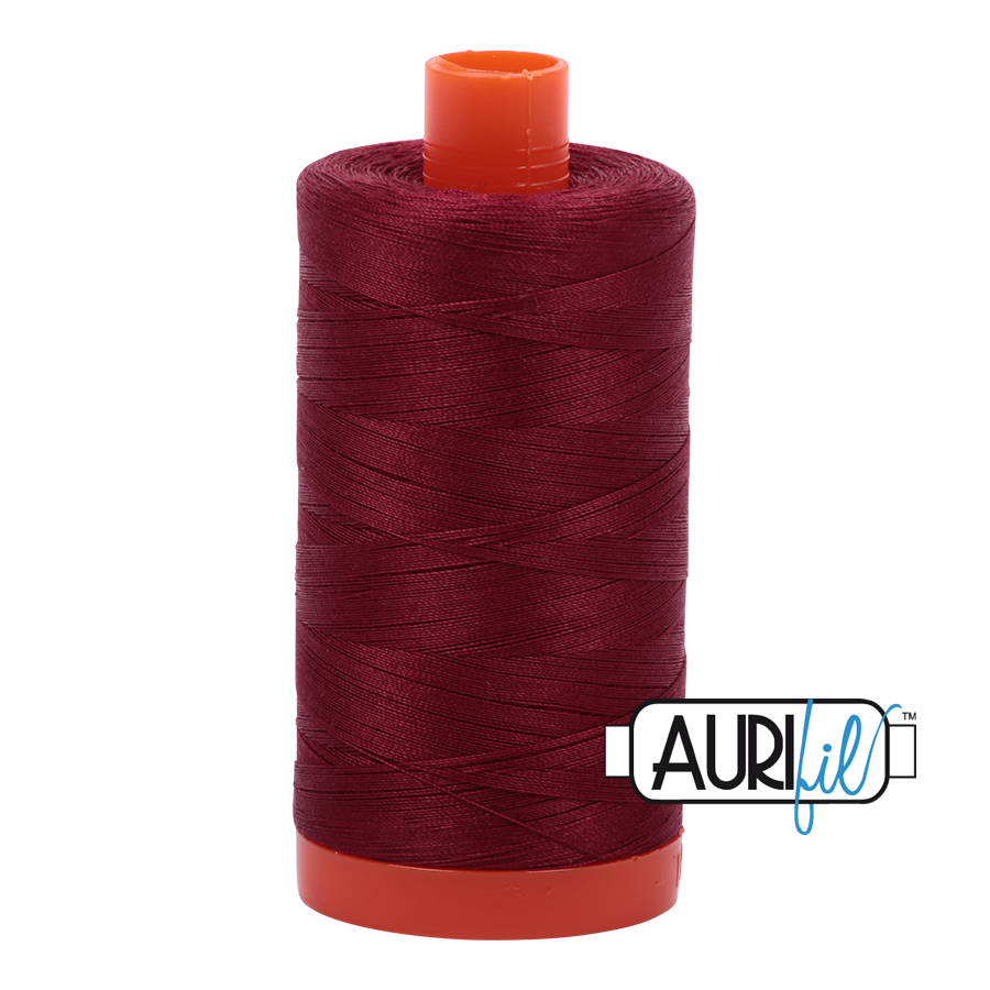 2460 Dark Carmine Red  - Aurifil 50wt Thread 1422yd