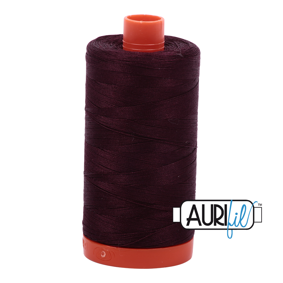 2465 Dark Burgundy  - Aurifil 50wt Thread 1422yd
