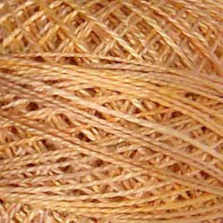 Valdani Size 12 Variegated Perle Cotton PC12-JP7 Faded Marygold   100m