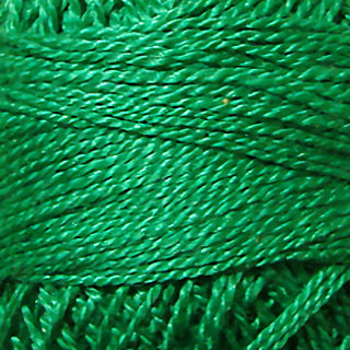 Valdani Size 12 Solid Perle Cotton PCS12-1251 Rich Green Medium  100m