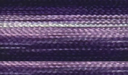 Floriani 40wt Rayon Variegated Thread V48 Purple Stripe  1000m