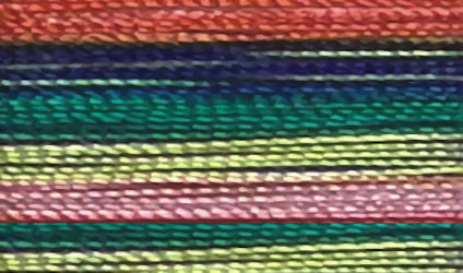 Floriani 40wt Rayon Variegated Thread V50 Rainbow Stripe  1000m