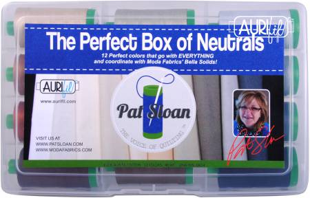 Aurifil Thread Set The Perfect Box of Colors by Pat Sloan 50wt Cotton 12 Large