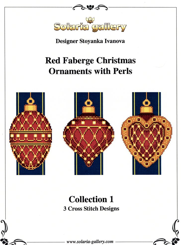 Red Faberge Ornaments #1