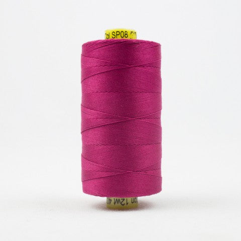 WonderFil Spagetti 12wt Cotton Thread SP008 Magenta  400m