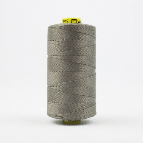 WonderFil Spagetti 12wt Cotton Thread SP019 Medium Grey Taupe  400m