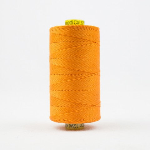 WonderFil Spagetti 12wt Cotton Thread SP040 Orange  400m