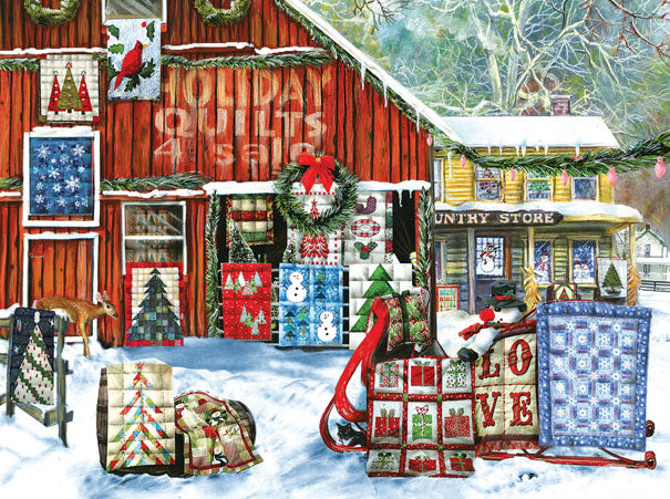 Holiday Quilts 1000pc Jigsaw Puzzle