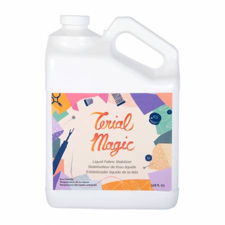 Red Rock Threads - Terial Magic Liquid Stabilizer allows fabrics to hold  shapes and not fray when cut sewn or ironed. Think of a fabric with paper  like qualities that you can