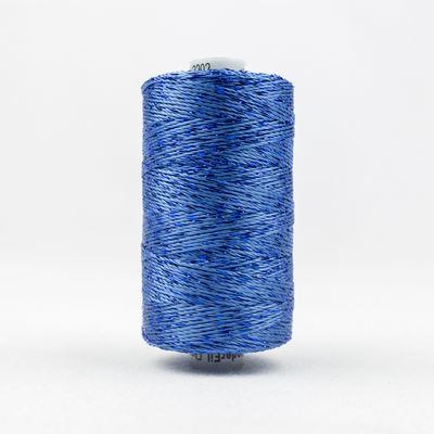Wonderfil Dazzle 8wt Rayon/Metallic Thread 2202 Baltic Blue  200yd/183m