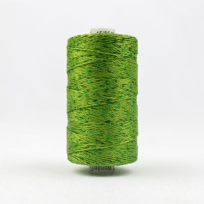Wonderfil Dazzle 8wt Rayon/Metallic Thread 0280 Grass Green  200yd/183m