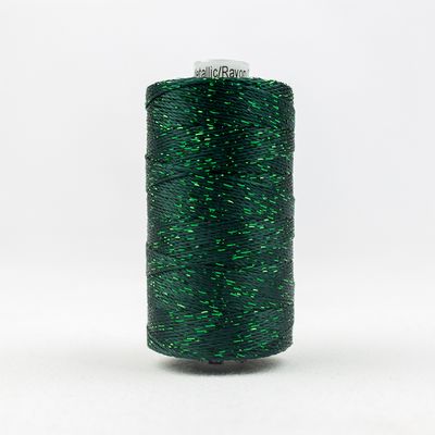 Wonderfil Dazzle 8wt Rayon/Metallic Thread 0566 Forest Green  200yd/183m