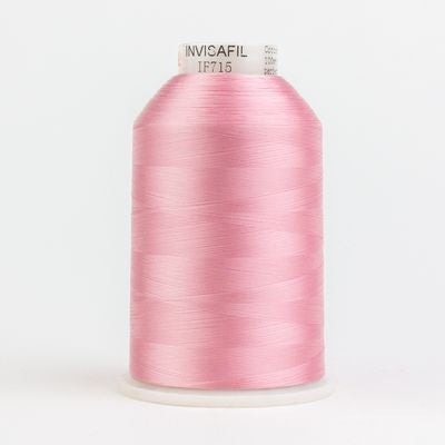Wonderfil Invisafil 100wt Polyester Thread 715 Perfectly Pink  10,000yd Cone