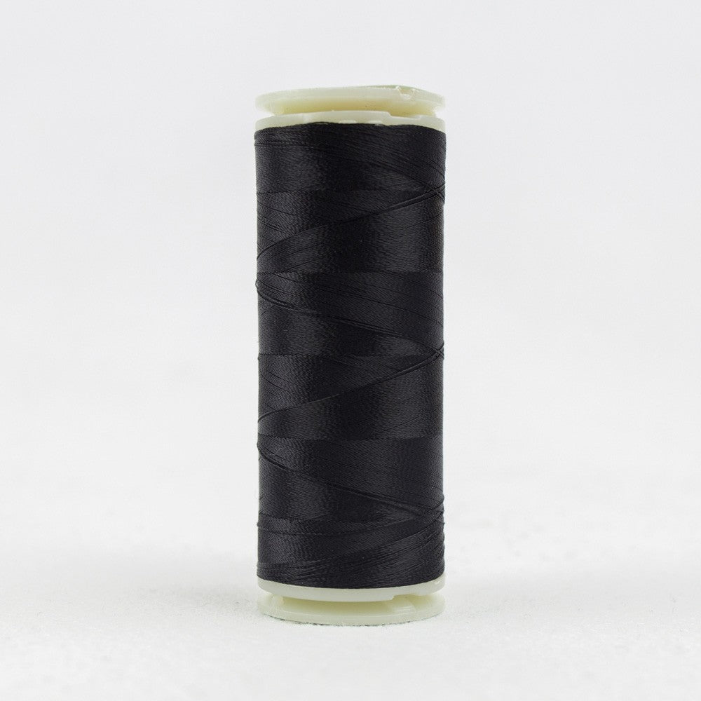 Wonderfil Invisafil 100wt Polyester Thread 101 Black  400m Spool