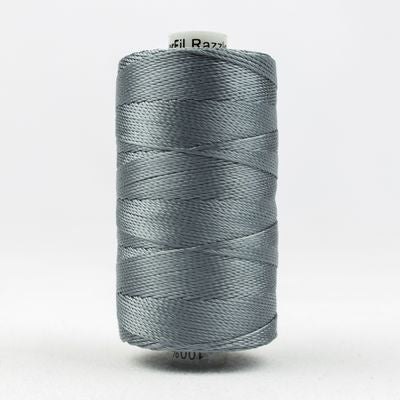 Wonderfil Razzle 8wt Rayon Thread 0996 Dk. Grey  250yd/229m