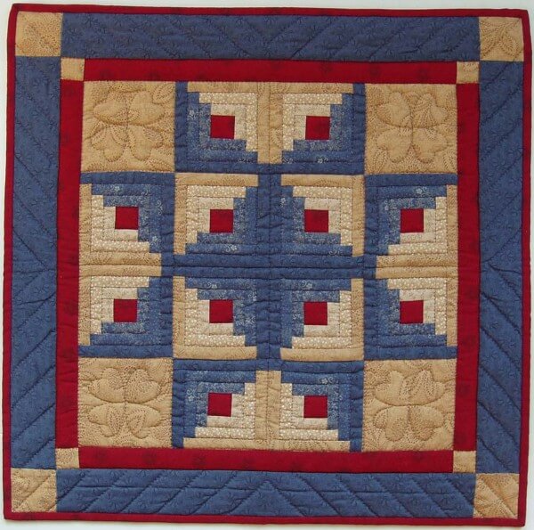 Log Cabin Star Wall Quilt Kit from Rachels of Greenfield