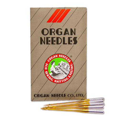 Organ Embroidery Needles Titanium Ballpoint #90/14