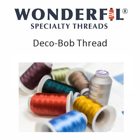 Wonderfil Deco Bob Bobbin Thread 80wt – Red Rock Threads