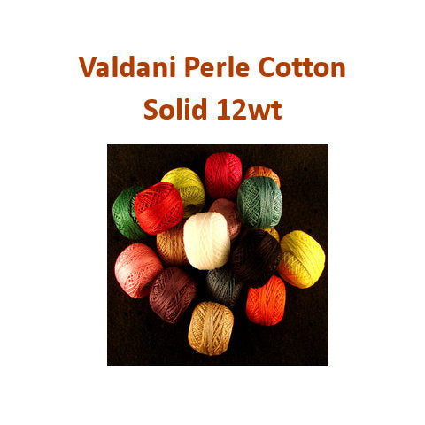 Valdani 12wt Solid Perle Cotton