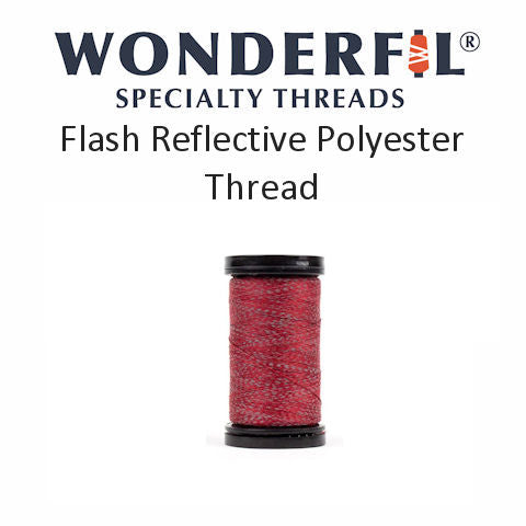 Wonderfil Flash Reflective 40wt Polyester Thread – Red Rock Threads
