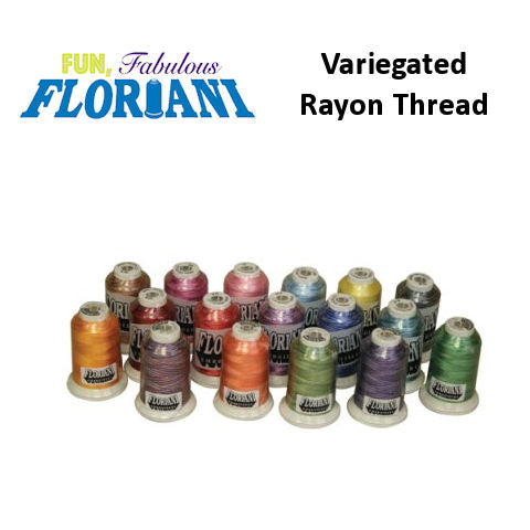 Floriani Variegated Rayon Thread