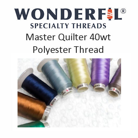 Wonderfil Master Quilter 40wt Polyester Thread