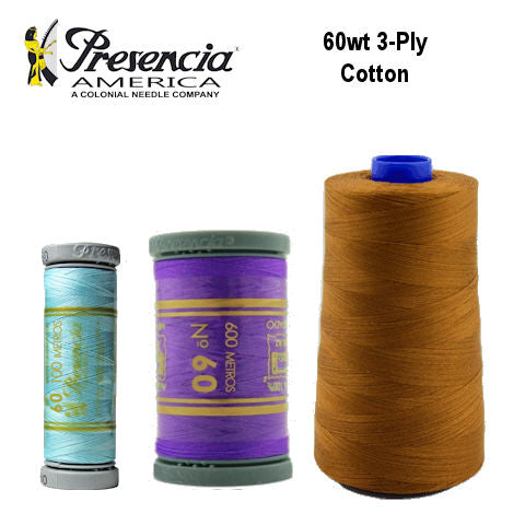 Presencia 60wt 3-Ply Cotton Thread