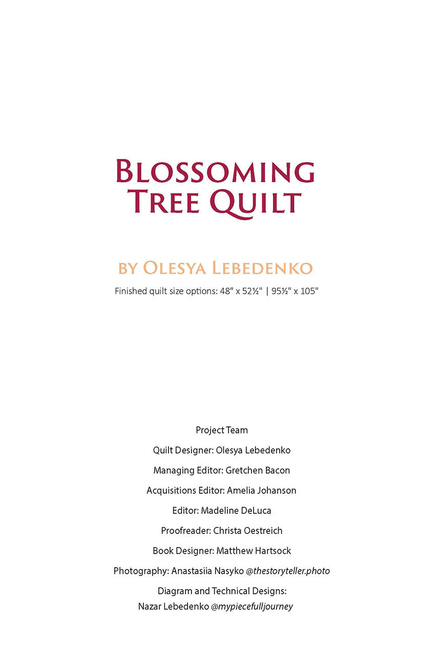 Blossoming Tree Pattern Pack