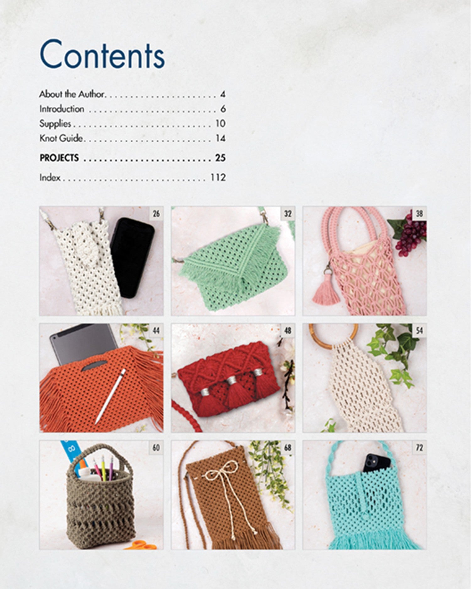 Knotting Natural Bags & Belts