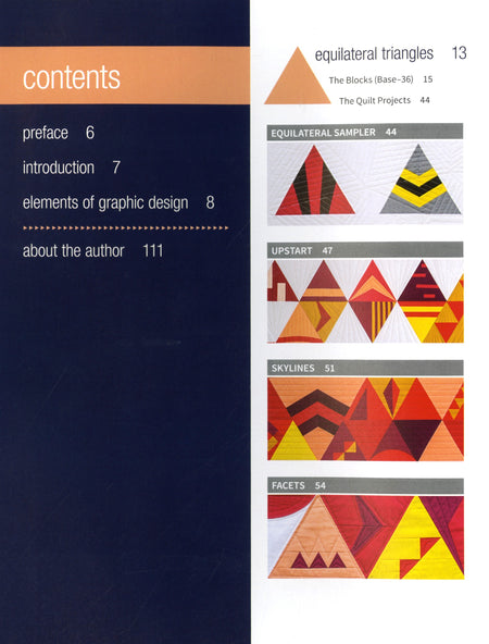 Modern Triangle Quilts