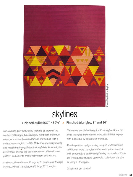 Modern Triangle Quilts