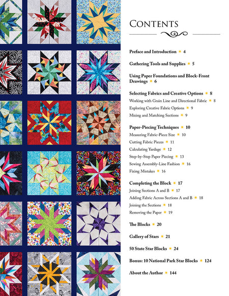60 Fabulous Paper-Pieced Stars 2nd Edition