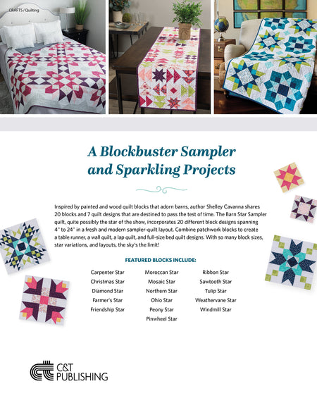 Barn Star Sampler: 20 Starry Blocks and 7 Spec.