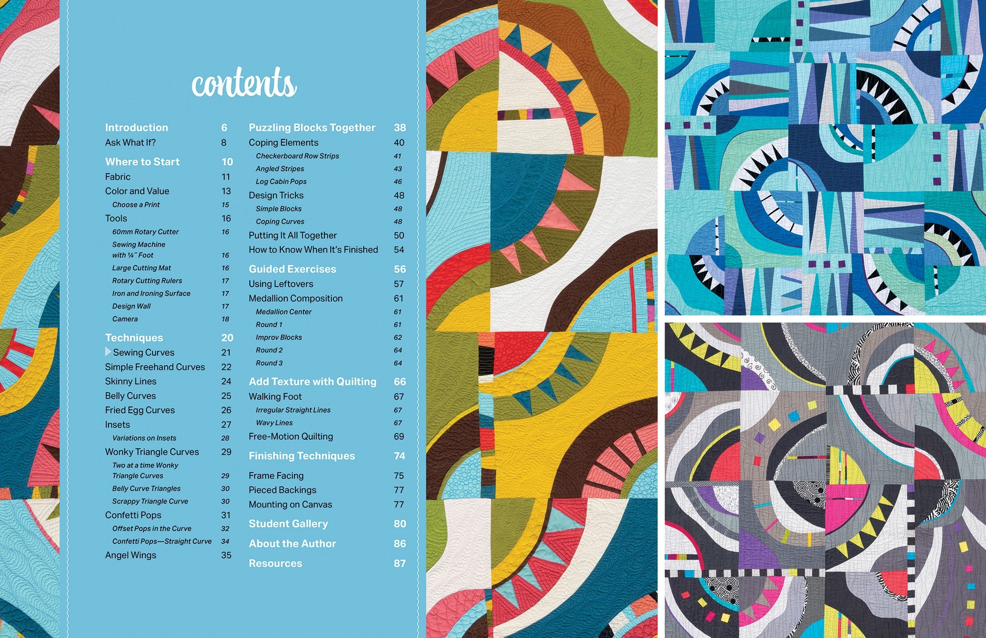 Freehand Curve Quilts