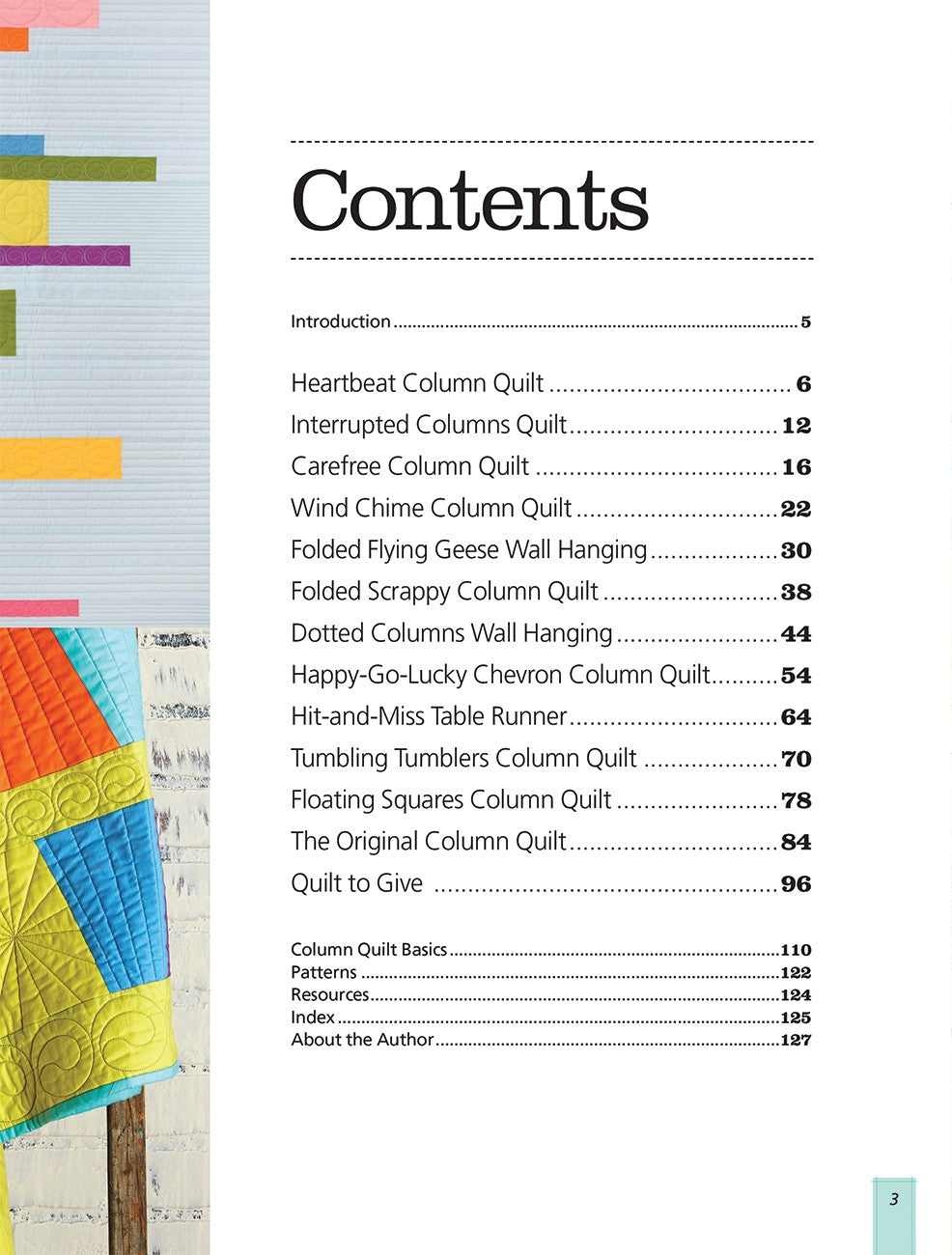 Quick Column Quilts