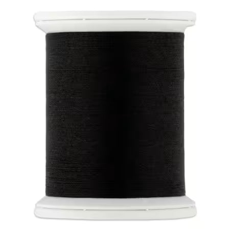 00 Black  - YLI 100wt Silk Thread 200yd