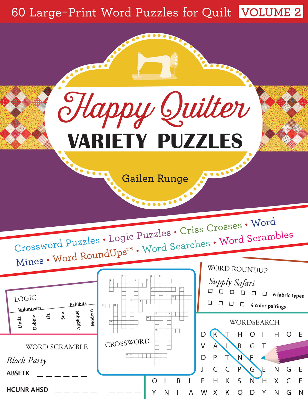 Happy Quilter Variety Puzzle Volume 2