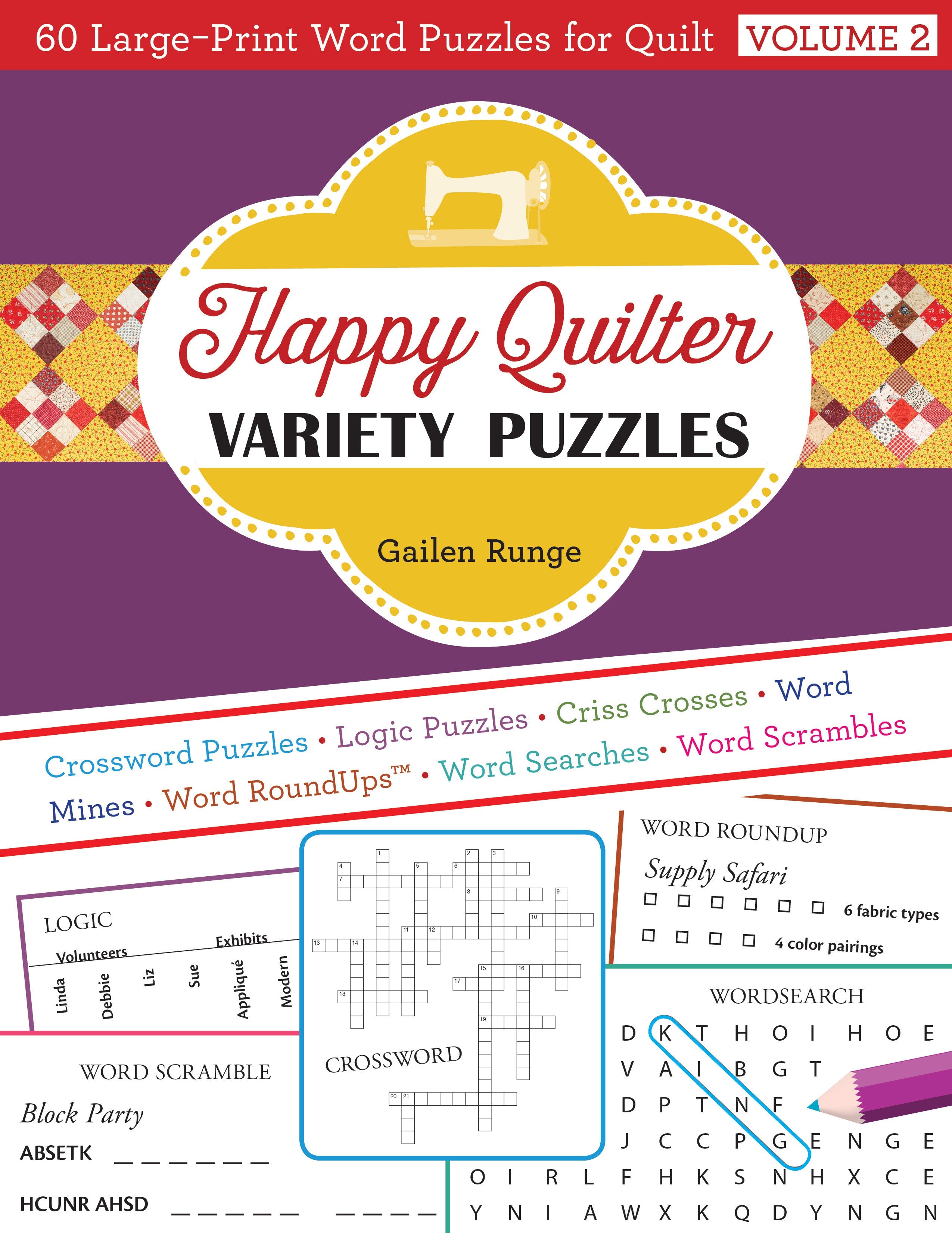 Happy Quilter Variety Puzzle Volume 2