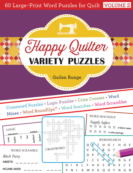 Happy Quilter Variety Puzzle Volume 2