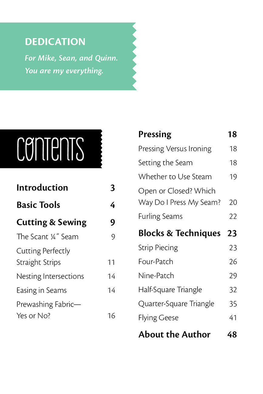 Perfect Piecing Handy Pocket Guide