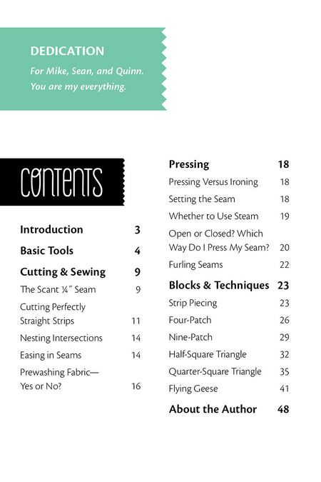 Perfect Piecing Handy Pocket Guide