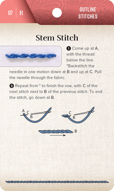 On-the-Go Embroidery Cards Set 1