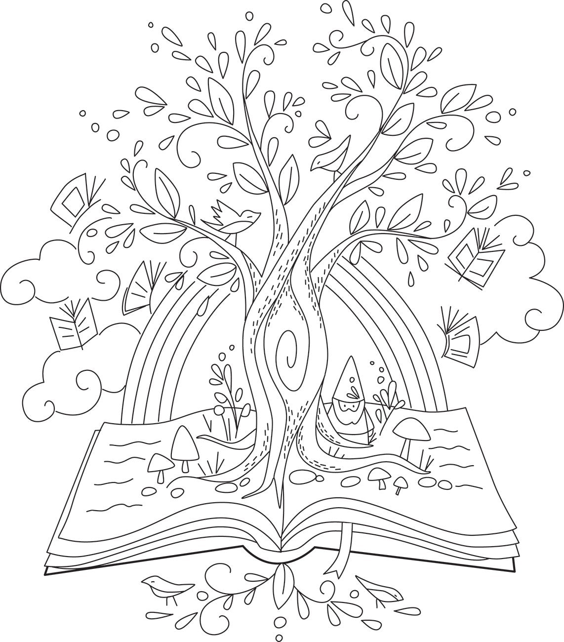 Book Lover’s Embroidery
