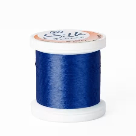 YLI 100wt Silk Thread 209 Medium Royal Blue  200m Spool