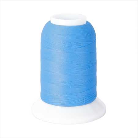 YLI Woolly Nylon Serger Thread 127 Medium Blue  1000m