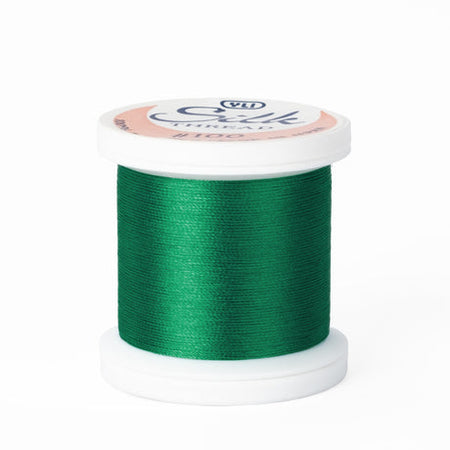 YLI 100wt Silk Thread 222 Bright Green  200m Spool