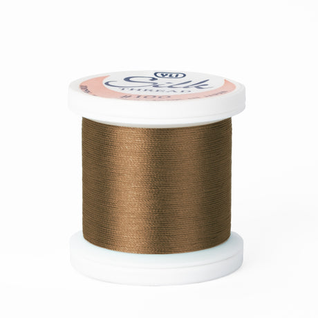 YLI 100wt Silk Thread 223 Taupe Brown  200m Spool
