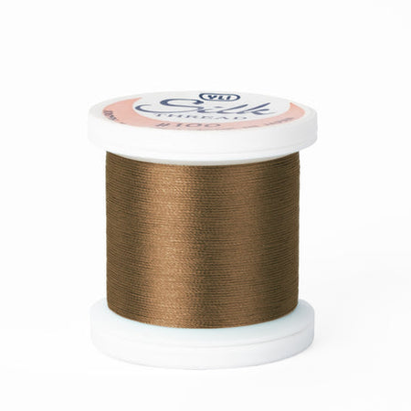 YLI 100wt Silk Thread 223 Taupe Brown  200m Spool