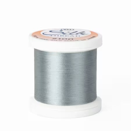 YLI 100wt Silk Thread 232 Light Blue Grey  200m Spool